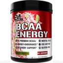 Evlution EVL BCAAs Aminoácidos Pó - BCAA Energia Pré-Ensaio Pó para Recuperação Músculo Crescimento Lean e Endurance - Reidratação Pós-Esquecimento Recuperação Bebida com Cafeína Natural - Limeade Cereja