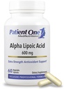 Doente Um Ácido Alfa Lipóico (ALA) 600 mg Suplemento Antioxidante de Apoio Nervo e Saúde do Fígado* 60 Cápsulas