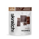 Skratch Labs Pós-treino Recuperação Drink Mix com Chocolate, (21,2 oz, 12 Servões) com proteína completa do leite de caseína, soro de leite, Probióticos, Sem glúten, Kosher, Vegetariano