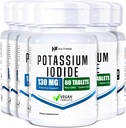 Comprimidos de Iodeto de Potássio HealthFare 130 mg 360 Comprimidos de Resolução Rápida (6 Embalagens) Ki Pills