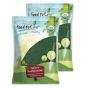 Comida para viver espirulina orgânica em pó, 16 libras — Não-GMO, Kosher, Alga verde-azul cru, Vegan Superfood, A granel, Não irradiado, Puro Vegan Green Protein, Rico em vitaminas e minerais, Ótimo para bebidas