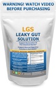 Reparo de tripa leaky w/L Glutamina & Prebióticos- Restauração de tripa, Vazamento Gut Health Powder- Leaky Gut Repair Suplementos para IBS, Restauração Digestiva & Suporte de revestimento Gut- Inclui Guthealth Assist Book