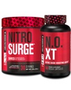 Fábrica Jacked Nitrosulge Destruiu Pré-treino Termogênico em Melancia e N.O. XT Nitric Oxide Booster para homens e mulheres