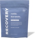 Rookie Wellness Recovery BCAA - Pó de Eletrólito e BCAA com 5 g de Aminoácidos de cadeia ramificada para recuperação muscular, Eletrólitos para hidratação, e apenas 10 calorias (30 Servões, Abacaxi de coco)