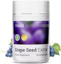 Vikki Grape Seed Extract Cápsulas 38100mg, 60 contagem, força máxima com OPC Original Blueberry Essence