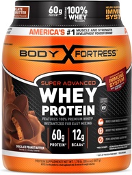 Corpo Fortaleza 100% Whey, Premium Protein Powder, Chocolate Manteiga de Amendoim, 1,78lbs (Packaging May Vary)
