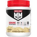 Leite Muscle Genuine Protein Powder, Banana Crème, 1,93 Libras, 13 Servings, 32g Protein, 4g Açúcar, Cálcio, Vitaminas A, C & D, NSF Certified for Sport, Energizing Snack, Packaging May Vary