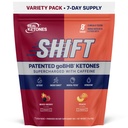 Real Ketones BHB Exógenos Ketones Drink Mix Packets Keto Electrolytes Powder Packets No Sugar with 4 Main Fashing Electrolytes Plus Hydrating Patented Keto BHB - 7 Count Peach, Mixed Berry