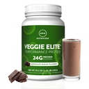 MRM Nutrition Veggie Elite Performance Protein (Protein) de desempenho de Elite Veggie Chocolate Mocha Flavored (Proteina Baseada em Plantas) Fácil de Digerir com BCAAs Vegan + Gluten-Free (Testes Clinicamente) Enzimas Digestivas