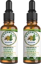 Extrato de Propolis Verde Líquido - Brasileiro de Abelha Própolis - Suplemento de Apoio Imune sem Álcool - Fornecimento de 60 dias - Tiros de Imunidade Natural