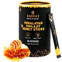 Puro Himalayan Shilajit Honey Sticks com açafrão – 30 contagem de 75%+ Ácido Fulvico, 85+ Trace Minerals .