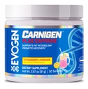 Evogen Carnigen Plus Cafeína - Pó de Carnitina Premium Suporta Metabolismo de Gordura e Promove a recuperação L Suplemento de Carnitina com Cafeína e Acetil L-Carnitina