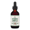 Duplos suplementos de madeira Complexo líquido de vitamina B - 2 Mês de Abastecimento - Max Absorção - B3, B6, B7 (Biotina), B9, e Vitamina B12 - Sabor de Cereja - 2 FL OZ