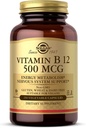 Solgar Vitamina B12 500 mcg, 250 Cápsulas Vegetais - Metabolismo Energético - Apoio ao Sistema Nervoso - Promove a Saúde do Coração - Não-GMO, Vegan, Glúten Livre, Leite Livre, Kosher, Halal - 250 Servings