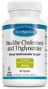 Euromedica Colesterol saudável e triglicéridos - 60 Cápsulas - Clinicamente Estudioso Amla - Suporta níveis saudáveis de HDL e triglicéridos - Não-GMO, Vegan, Kosher - 30 Servings