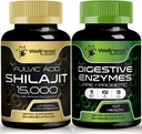 WELLNESS LABSRX Enzimas Digestivas Cápsulas Shilajit