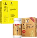 Cápsulas Vita Green Joint Health & Reishi Cogumelo Lingzhi Bundle
