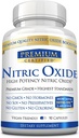 Óxido Nitrico Premium - 1680 mg L-arginina Mistura, AAKG, AKIC, Mono & Malate - Vegan Friendly - 90 Cápsulas - 1 Mês de Fornecimento