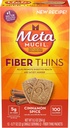 Fibra de metamucil Thins Tamanho 12 Contagem de 2 Crisps 9.3 Onça (Pacote Valor de 6)