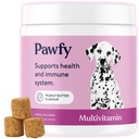 Pawfy Dog Multivitamins 15 em 1 Vitaminas cão para pele e casaco - Suporta Global bem-estar - Advanced Senior Dog Supplements from Occasional Itching - 30 Conde