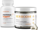 Meno & Hormonal Suplementos de Apoio - Menopause Hormonal Balance for Women (60 Caps) & Hormone Balance Supplement for Women, PMS Support Supplement (60 Caps), 2 Items