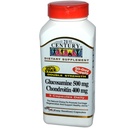 21o século Glucosamina Condroitin 500/400mg - Dupla Força, cp 150 Contagem