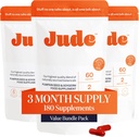 Jude Bladder Control Tablets, Suplemento diário, reduzir vazamentos, aliviar necessidade de ir Urgência, melhorar o sono, comprimidos de bexiga hiperativa, 180 cápsulas
