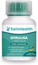Spirulina + Inulina de fibra - Suplemento de ervas, Spirulina Adicionado Fibra Vegan Tablets para Saúde Digestiva, 600mg Spirulina, Vegan & GMO Grátis (180 Tablets)