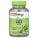 Solaray Kelp 550 mg com ácido fólico para função saudável da tiróide, energia e suporte do metabolismo