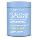 BodyHealth PerfectAmino Electrolyte Powder No Sugar, Hydration Jesting Keto Zero Sugar Electrolytes Drink Mix with Trace Minerals - Limão - 30 Servings