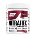 GAT SPORT Nitraflex Pó avançado pré-treino, aumenta o fluxo de sangue, aumenta a força e energia, melhora o desempenho do exercício (cereja preta, 30 serviços)
