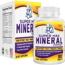 Suplemento multimineral de 3 meses (livre de ferro) Multiminerais naturais □ Suplementos minerais múltiplos de alta potência (15-em-1) Fórmula de minerais misturados □ Complexo mineral .