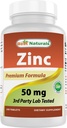Melhor suplemento de zinco natural como Gluconato de zinco 50mg 240 Comprimidos - Suporte imunológico