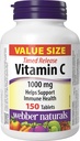 Webber Naturals Vitamina C Timed Release 1000mg, 150 abas