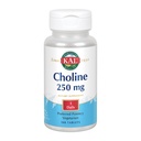 KAL Choline Comprimidos, 250 mg, 100 Contagem
