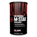 Animal M-Stak - Muscle Builder e Anabolic Mass Gainer Suplemento para Bodybuilding - Lean Muscle Growth, Complexo de Amino e Energia Pré-Esforço, 21 Embalagens