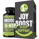 NooMost Mood Support Supplement for Mood Boost, Calm Mind & Body, Stress Response, Energy Supplement – Herbal Adaptogens: Ashwagandha, L Tyrosine, 5 HTP, Passion Flower, 30 Condes
