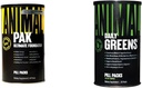 Animal Pak - Pacote de vitaminas e suplementos convenientes - Zinco & Verdes Pak - Clorofila