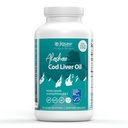 Jigsaw Saúde Alaskan Bacalhau Óleo de Fígado 900 mg Omega-3s com EPA, DHA e DPA Inclui Naturalmente Occuring Vitaminas A & D 180 Softgels