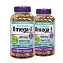 Webber Naturals Triplo Força Omega-3 900mg 200 softgels x 2 (2 garrafas)
