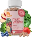 Zahler Multivitamin Beauty, Multivitamin diário +Skin Hair and Nails Support, para mulheres e homens com ferro, Kosher certificado, 60 Cápsulas