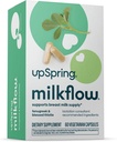 UpSpring Milkflow Lactation Supplement for Milk Supply Aumente, Suplementos de amamentação com feno-grego e cardo abençoado, Não-GMO, Lactação Suporte 60 Cápsulas Vegan