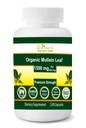 Folha de Mullein Orgânica 1500 mg Servindo 120 Cápsulas Vegetais Made in USA