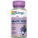 SOLARAY Grape Seed Extract 100 mg Plus Bioflavonoid Complex O suporte saudável dos vasos cardiovasculares e sanguíneos