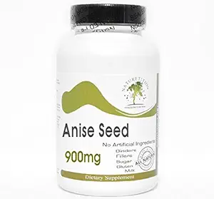 Sementes de Anis 900mg ~ 180 Cápsulas - Sem Aditivos ~ Suplementos de Natureza