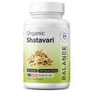Shatavari Orgânico 1200mg, 60 Cápsulas - Aleitamento Suporte Vitaminas, Equilíbrio Hormonal para Mulheres, Aspargos Racemosus Raiz