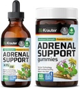 Suporte Adrenal BIO KRAUTER 60 Gummies & Suporte Adrenal Tintura 4 Fl. Oz.