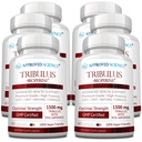 Aprovado Ciência Tribulus Terrestris - 360 Cápsulas - Boosts Testosterona, Melhora o Desempenho Atlético, Suporta Crescimento Músculo e Reparação - 95% Saponinas Furostanol - Bioperine - Vegan - 6 Garrafas