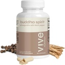 Buddha Spirit Ashwagandha Cápsulas com pimenta preta - 100% orgânico, Vegan & Gluten-Free - 60 Contagem, 30-Day Supply