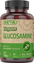 DEVA Vegan Vitaminas Comprimidos de glucosamina, 90-Conde garrafa